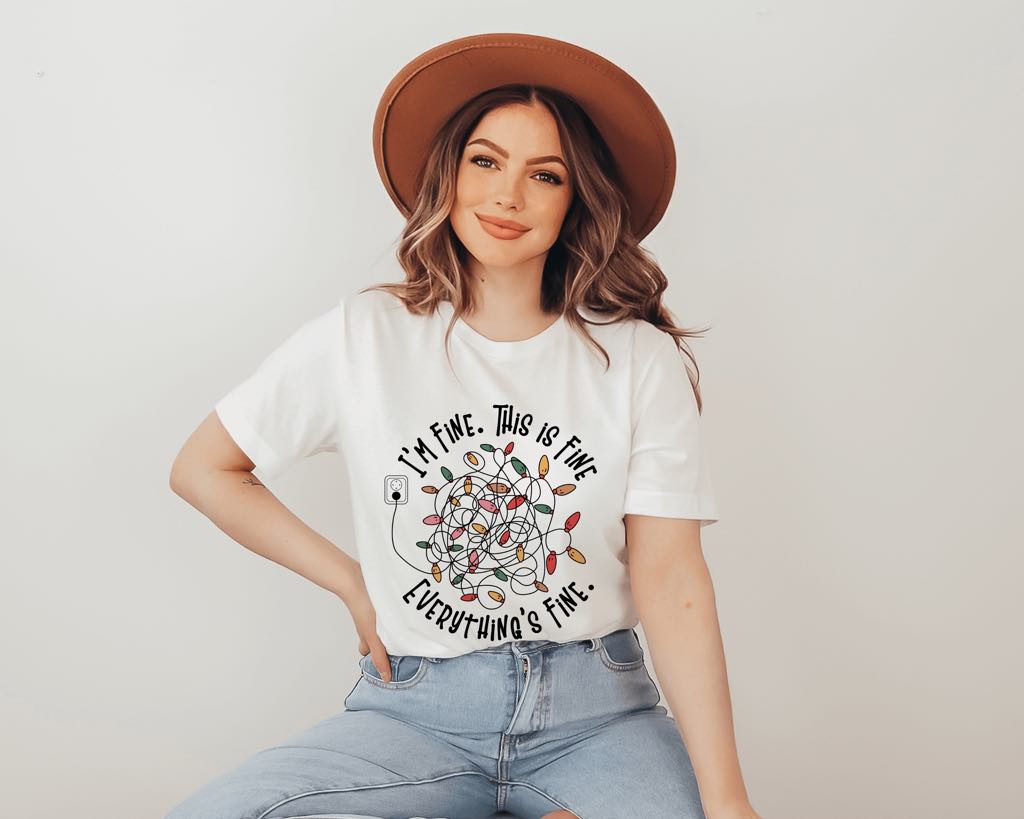 Im Fine, Everything’s Fine Christmas Shirt