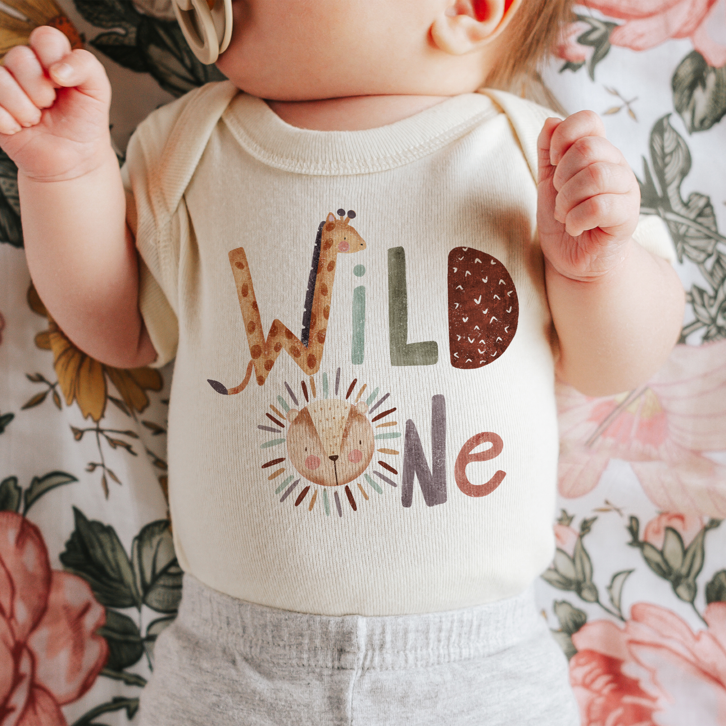 Wild one Birthday t shirt for kids