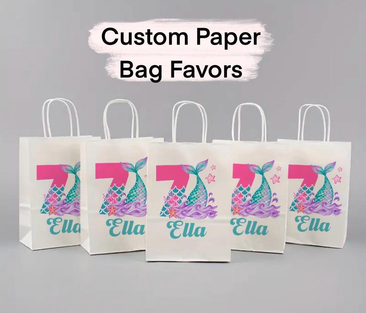 Custom Party Favor Bags