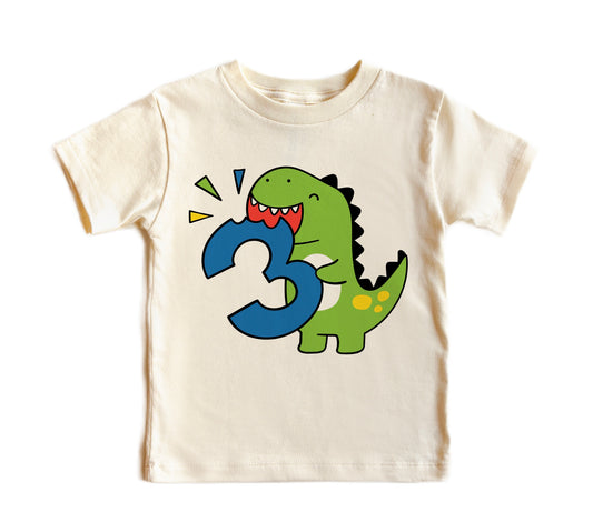 Third Birthday Dinosaur Shirt