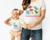 Personalised Dadsaurus Shirt with Kids Name