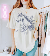 Horse Silhouette T shirt in Comfort Colors