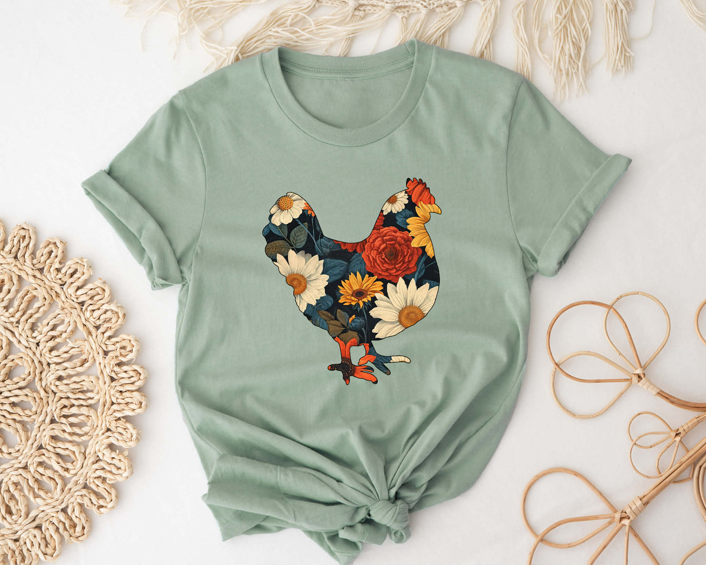 Boho Chicken Tee