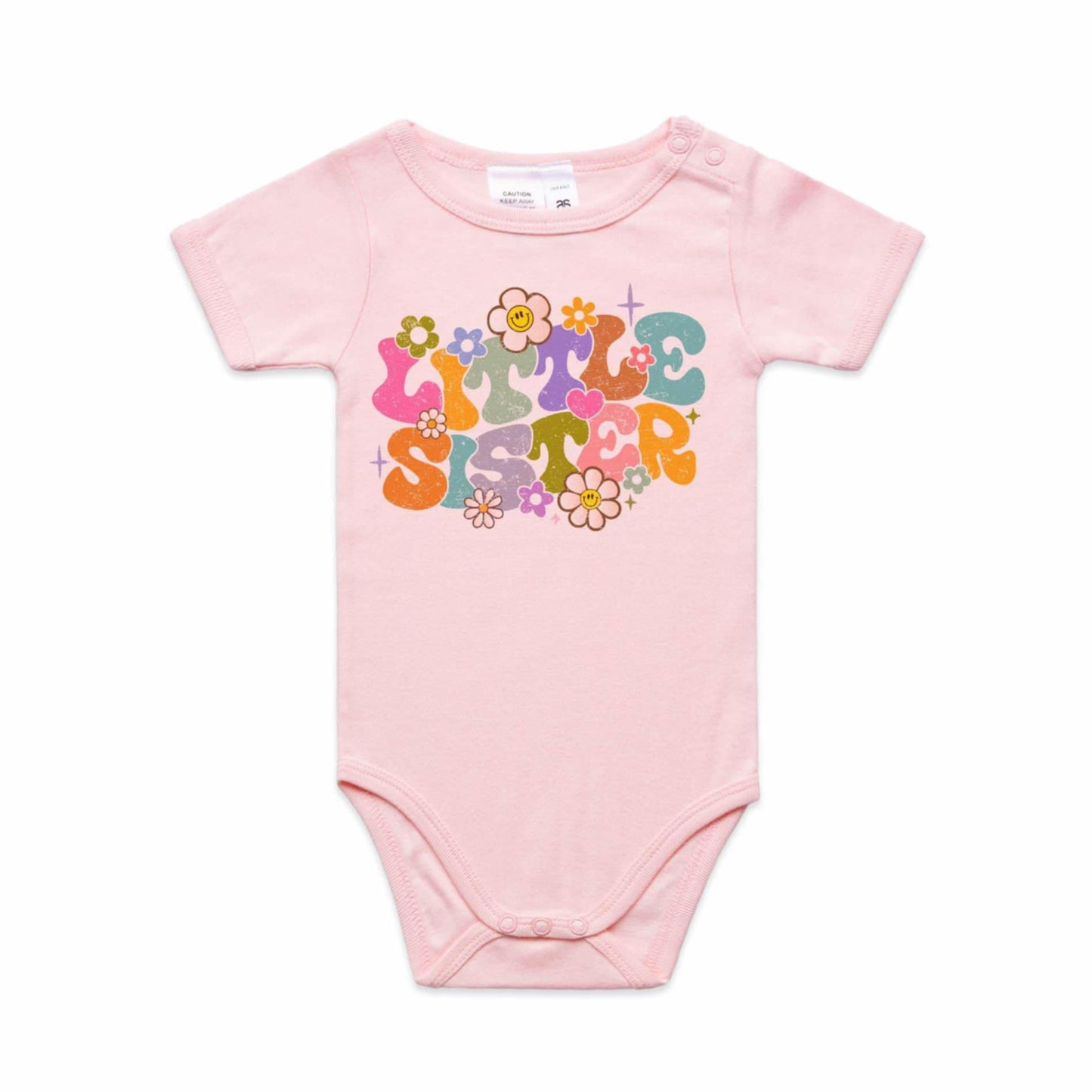Big Sister and Little Sister Flower shirt and Bodysuit