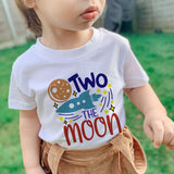 Two the Moon Toddler birthday T-shirt