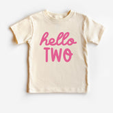 Hello TWO Toddler T-shirt