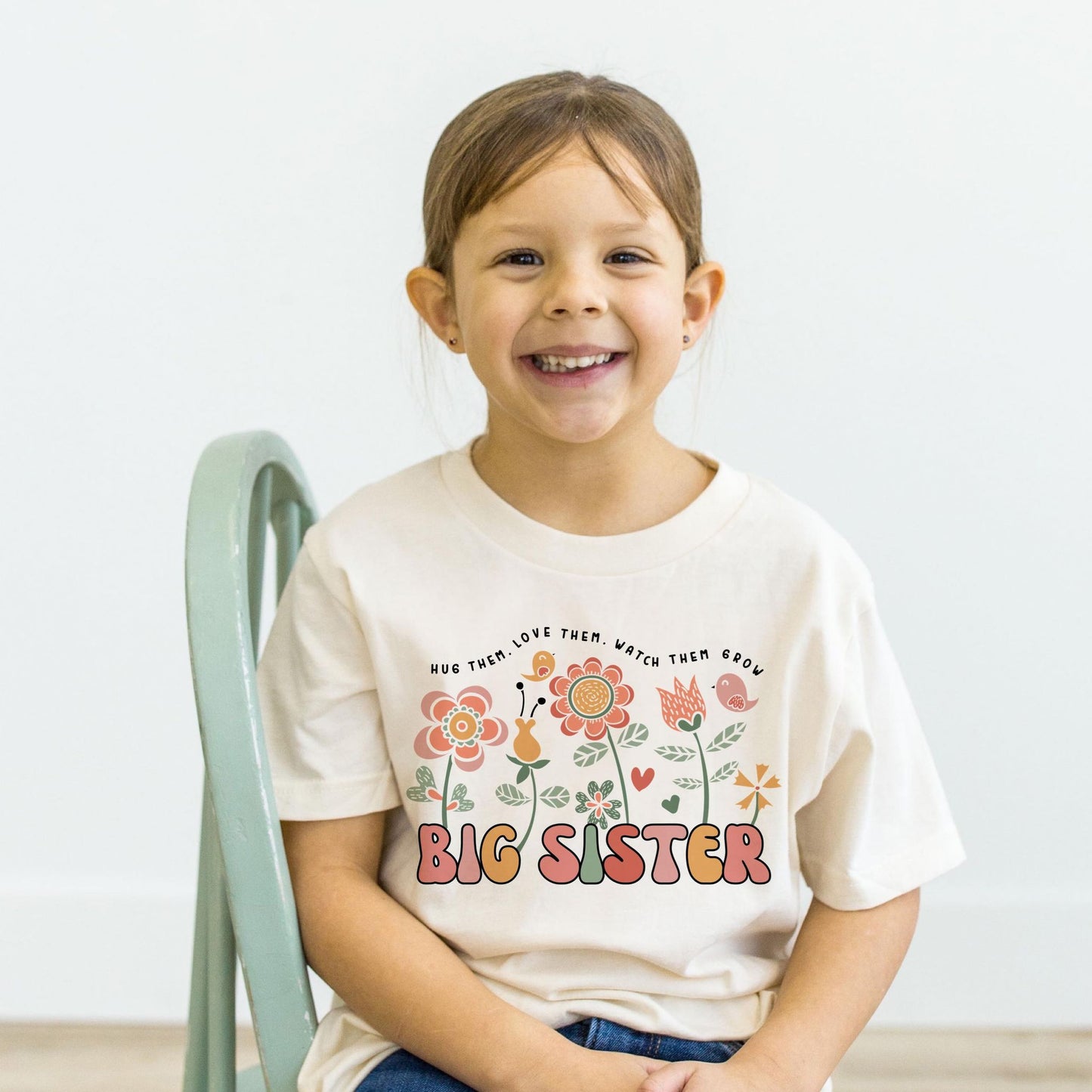 Big Sister Garden Flowers shirt