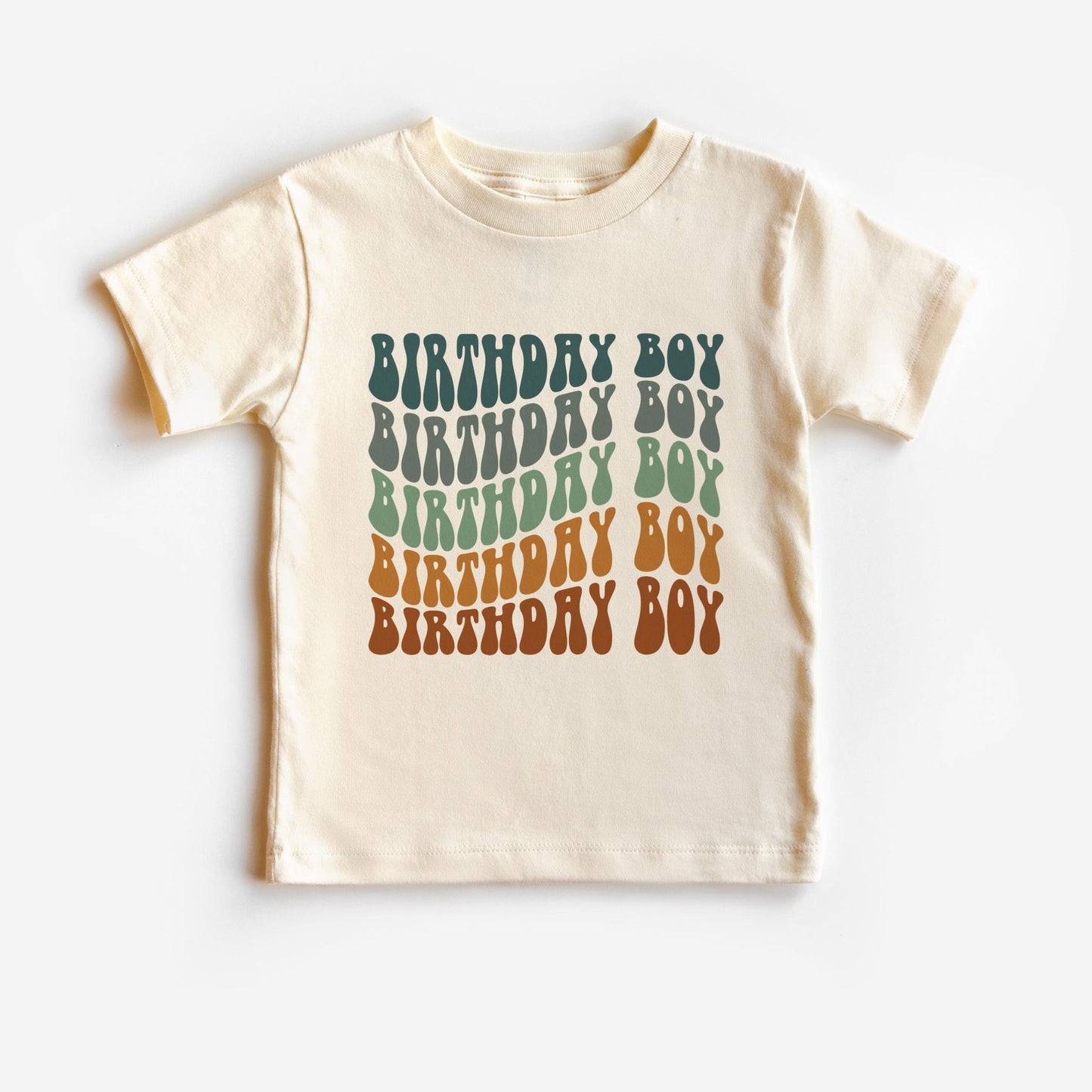 Birthday Boy Retro Wave T-shirt