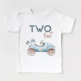 Two Fast Car Birthday T-shirt