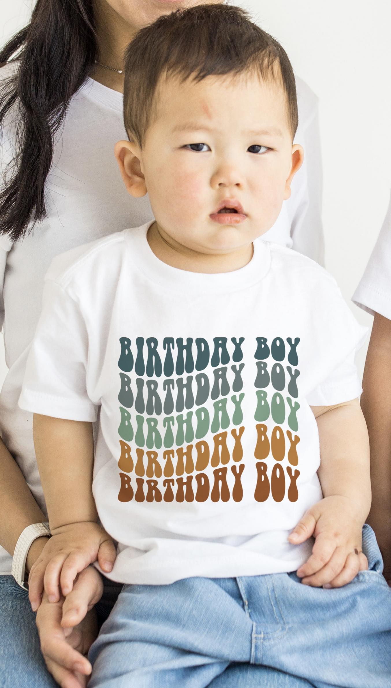 Birthday Boy Retro Wave T-shirt