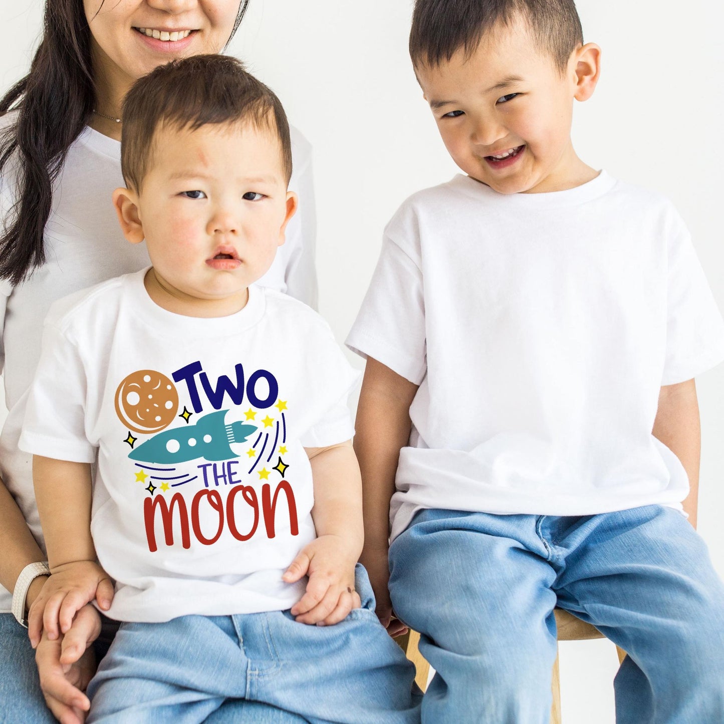 Two the Moon Toddler birthday T-shirt