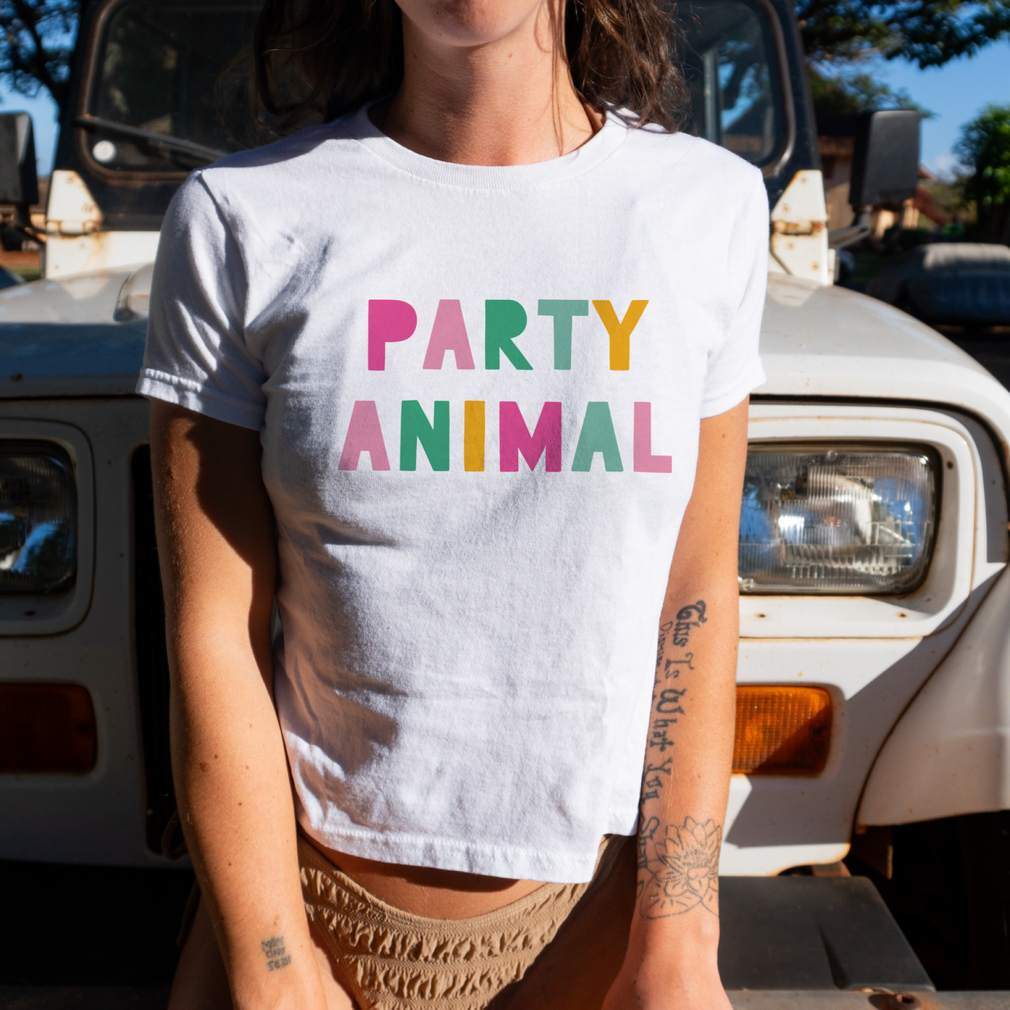 Pink T-shirt mockup