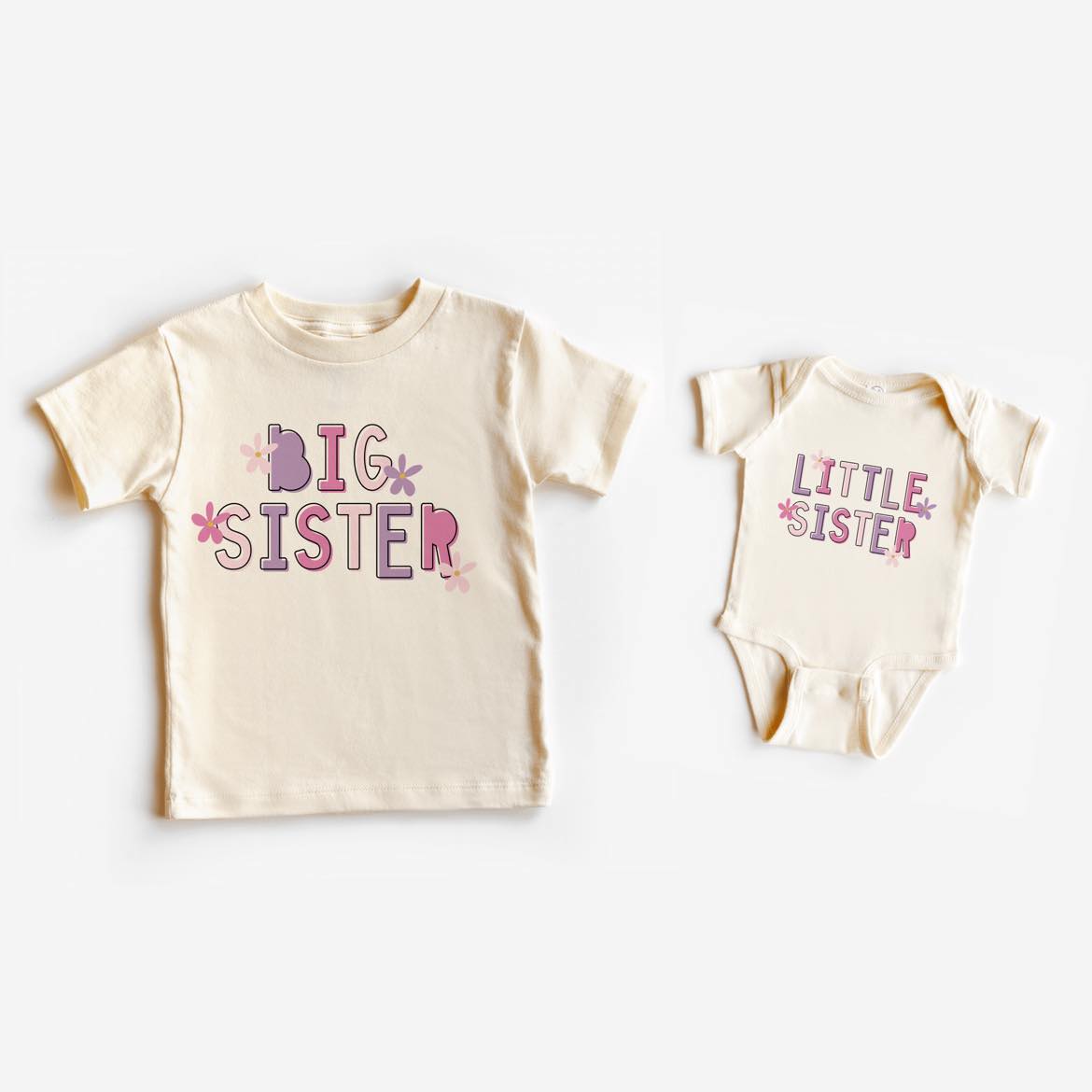 Big Sister & Little Sister Matching Outfit Set(2) Kids Size 3-6 months / Little Sister Big Sister & Little Sister Matching Outfit Set(2) Kids Size 3-6 months / Little Sister