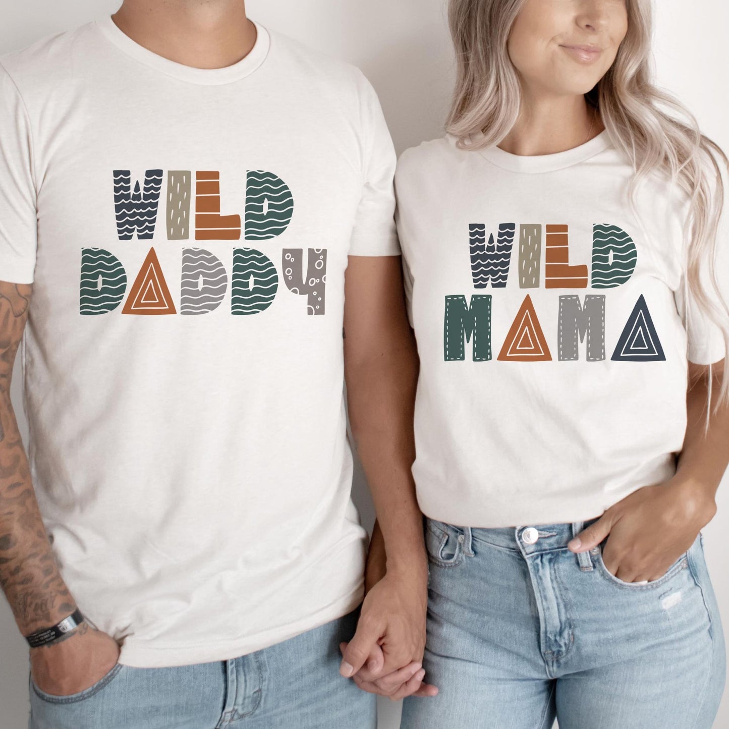 Wild One birthday matching T-shirts