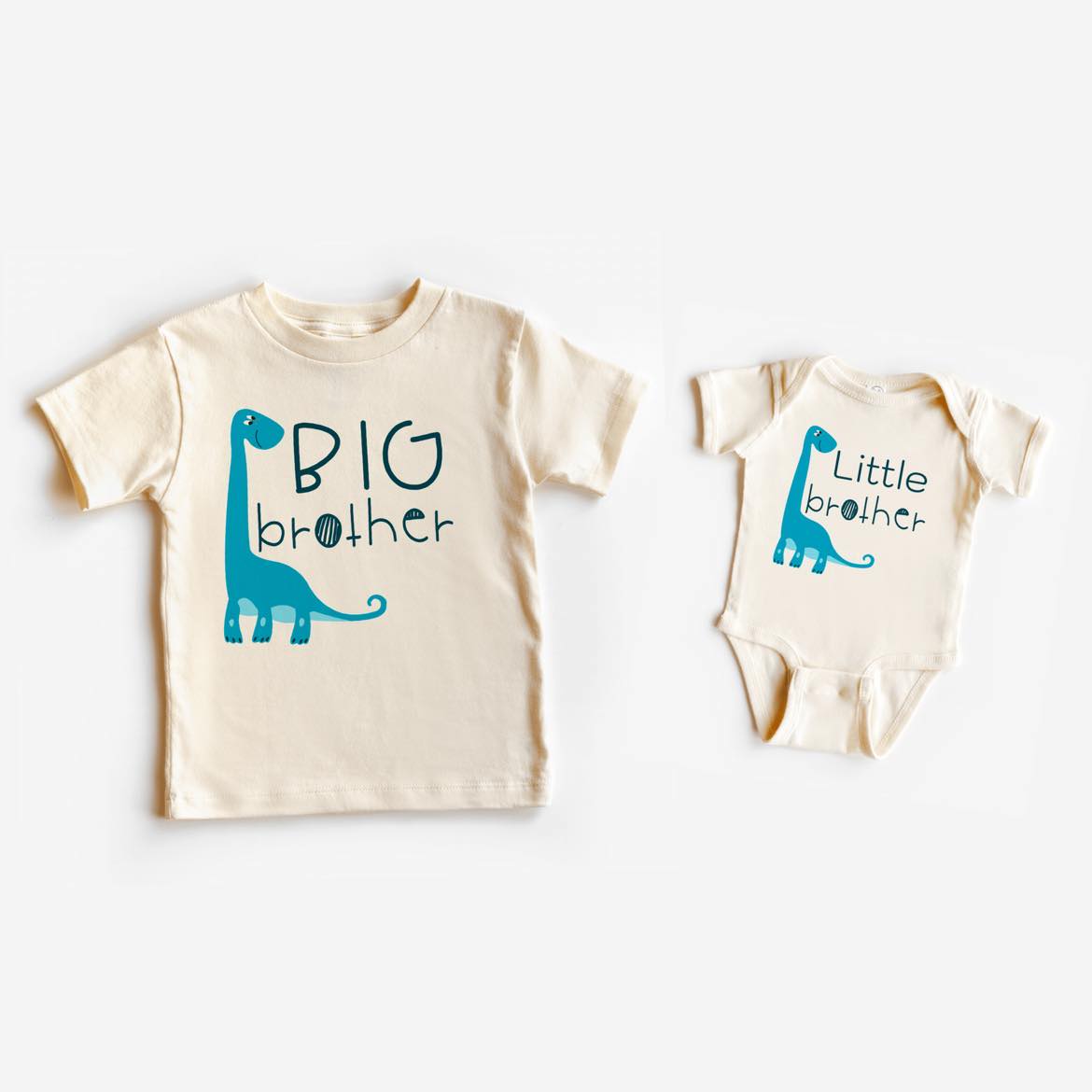 Big Brother & Little Brother Dinosaur Matching shirts