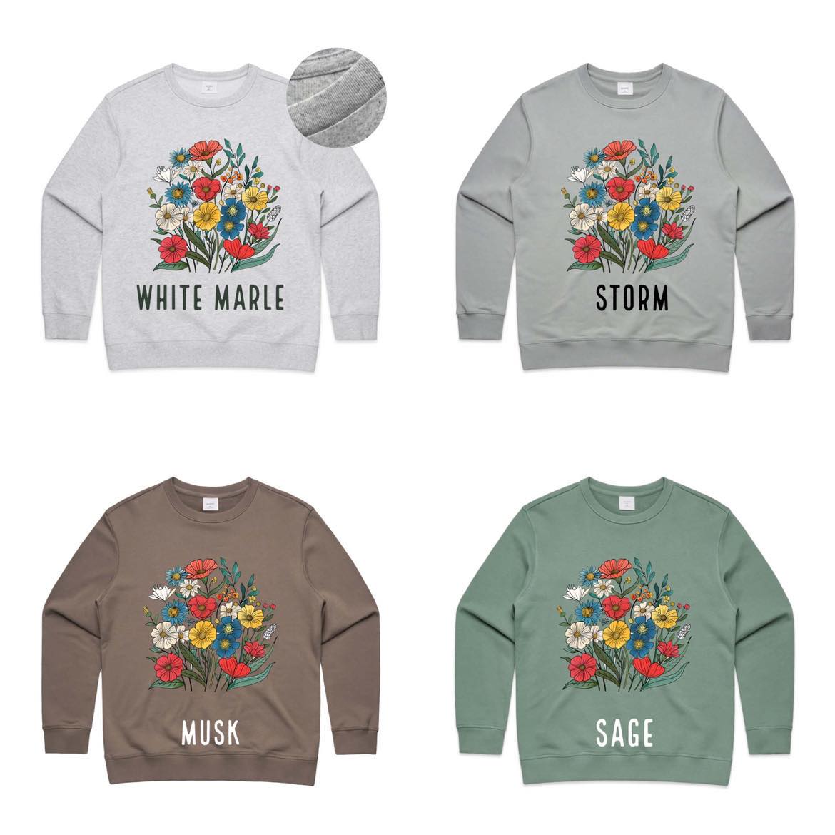 Blossoming Beauty Floral Jumper