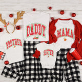 Family Christmas shirts in White