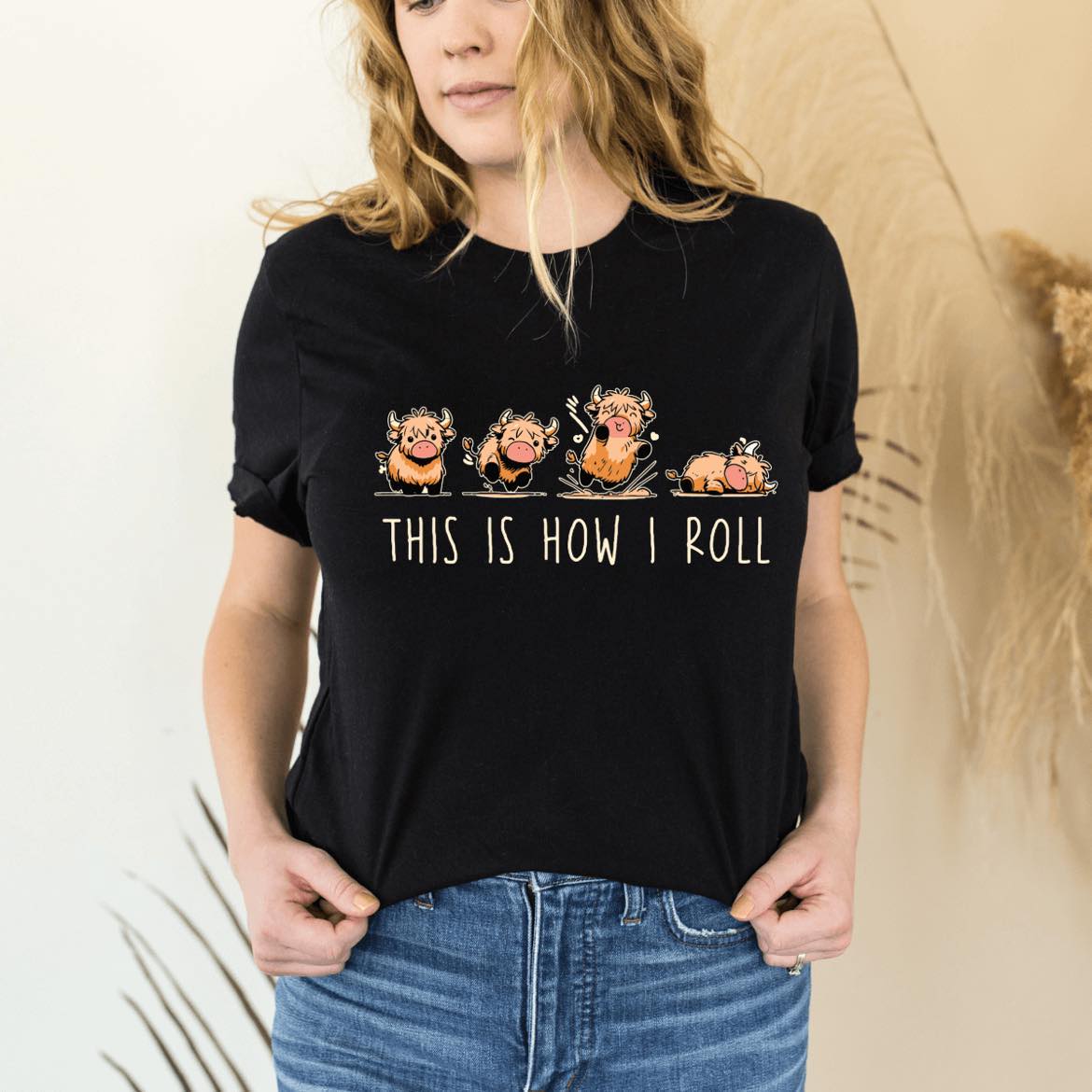 This is how I Roll Cow shirt