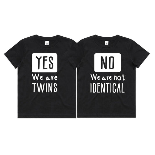 Twin Statement Tees for Kids