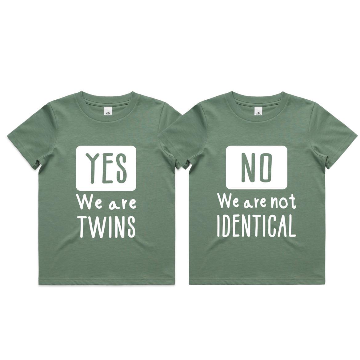 Twin Statement Tees for Kids