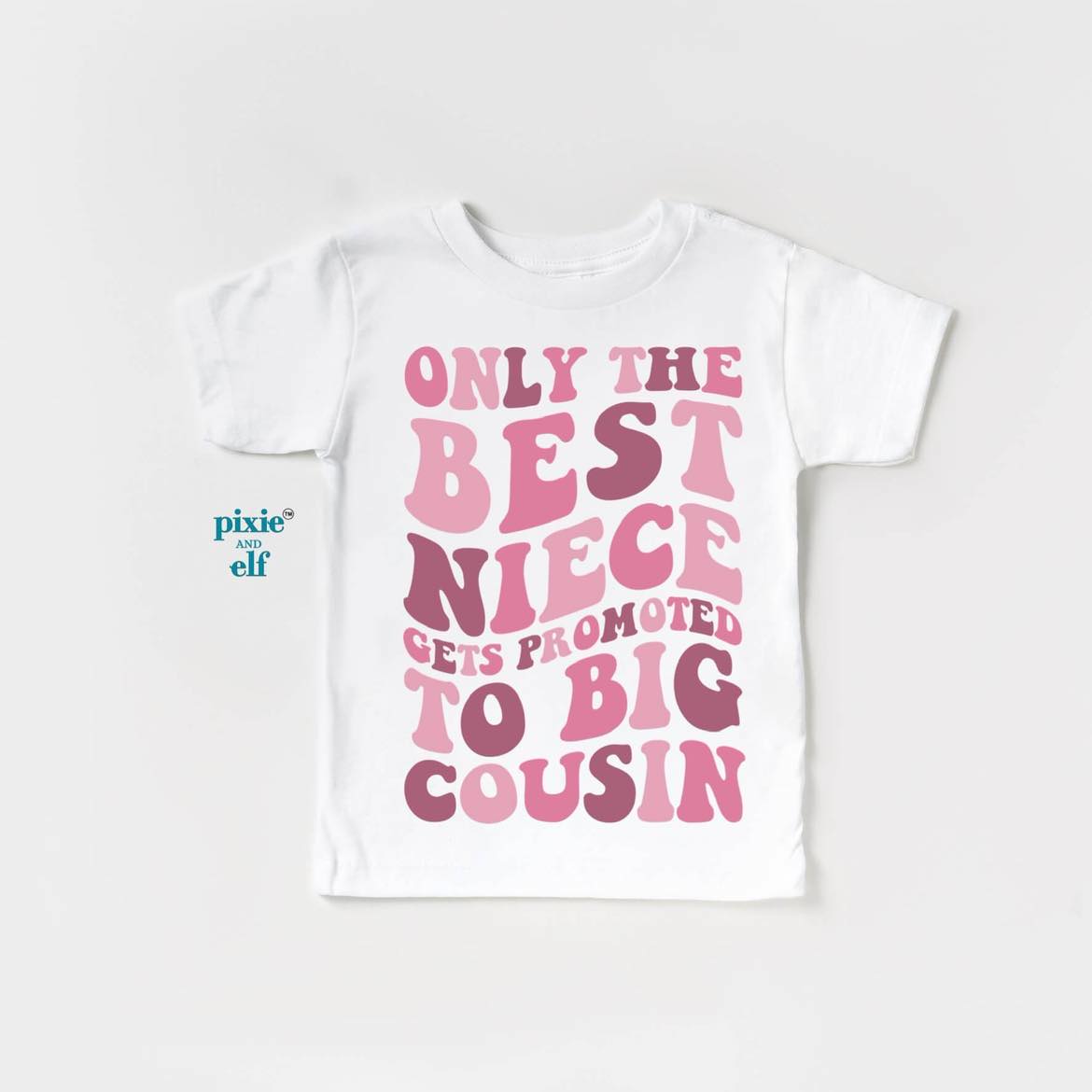 Only the Best Niece gets Promoted to Big Cousin Tee