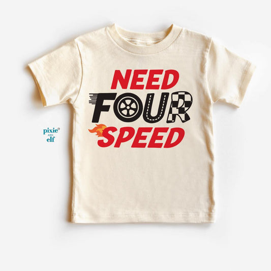 Need Four Speed Kids Graphic T-shirt