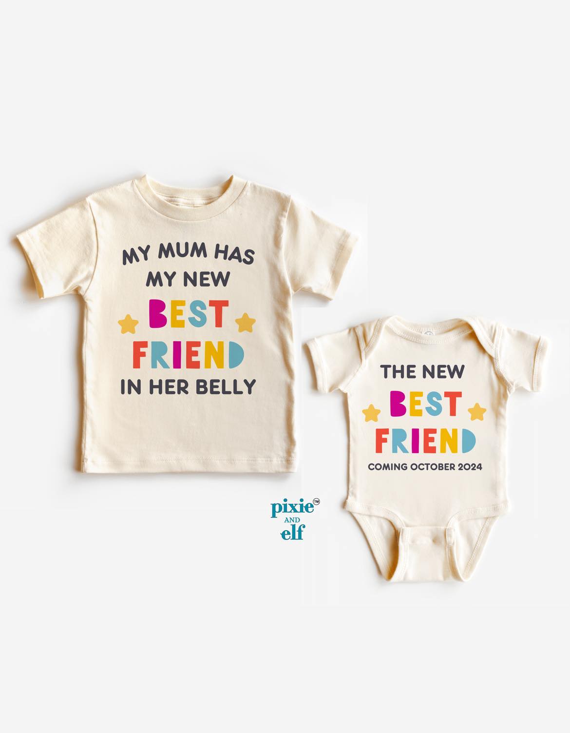 Best Friend Announcement T-shirt