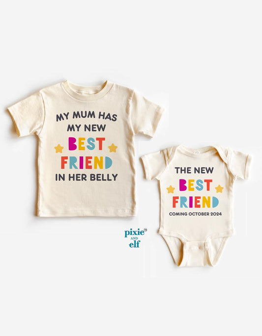 Best Friend Announcement T-shirt