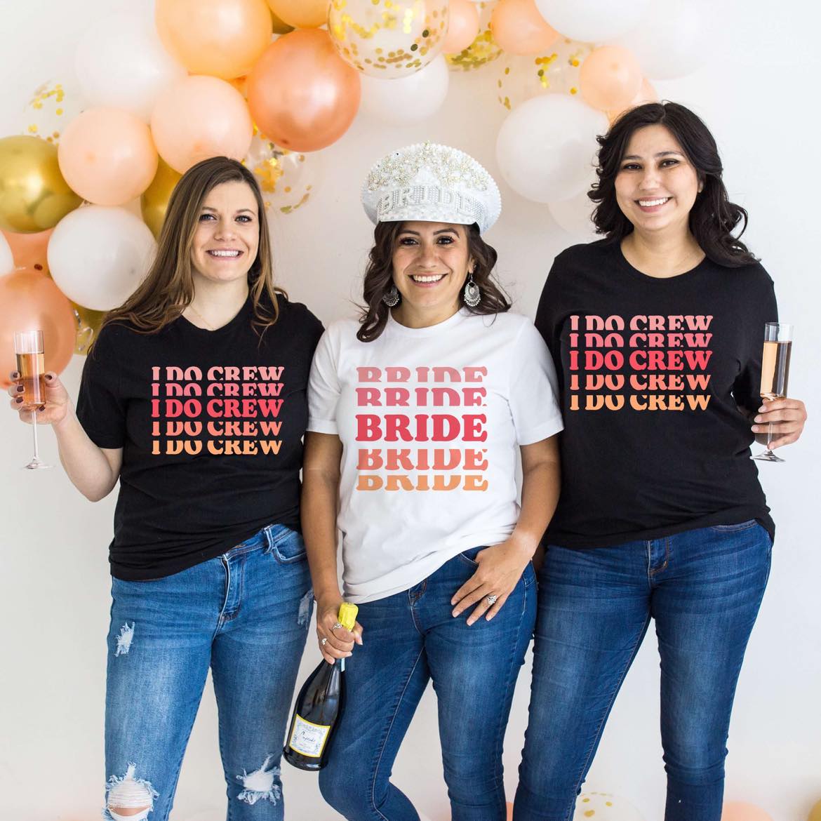 I Do Crew Bachelorette Shirts