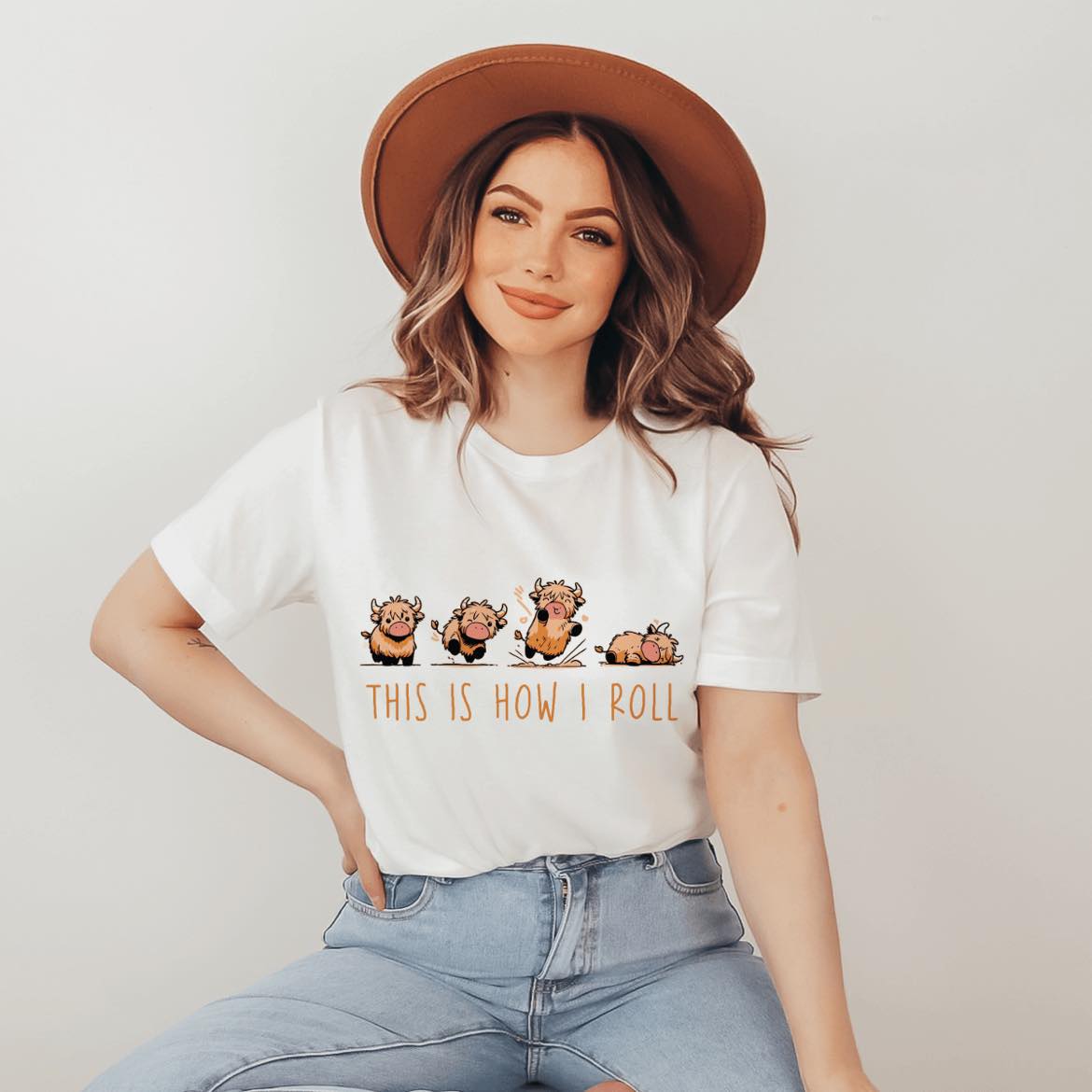 This is how I Roll Cow shirt