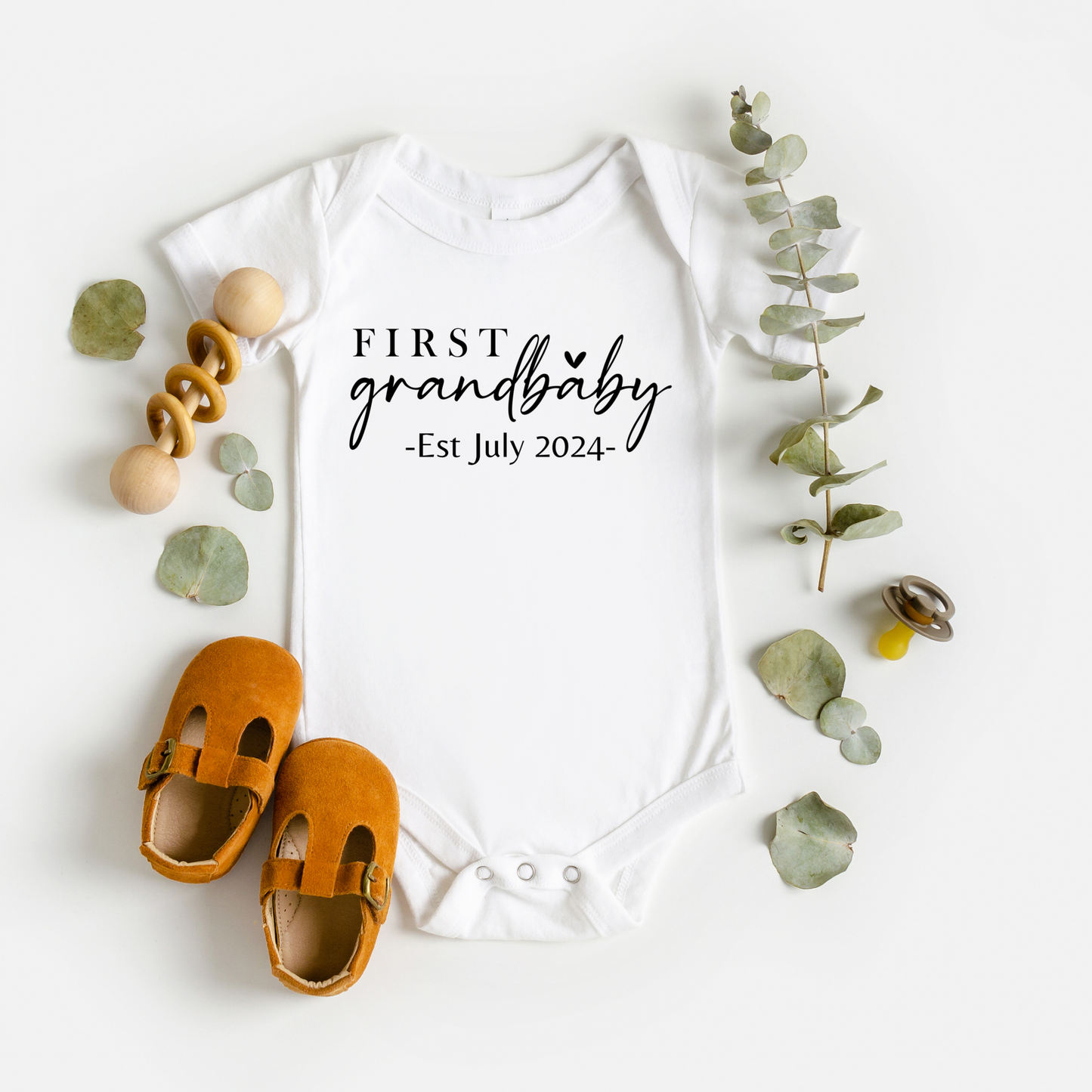 First Grandbaby Onepiece for Pregnancy Announcement