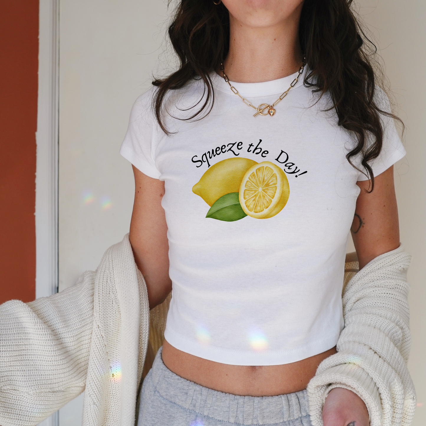 T-shirt with print Squeeze the Day