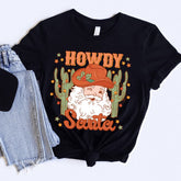 Howdy Santa Cowboy Christmas Shirt