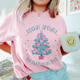 Rockin Round the Christmas tree T shirt in Comfort Colours