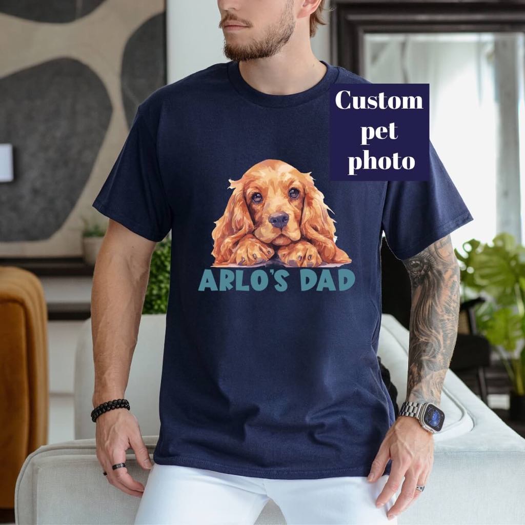 Custom pet photo shirt