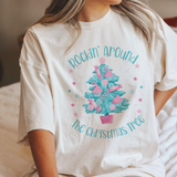Rockin Round the Christmas tree T shirt in Comfort Colours