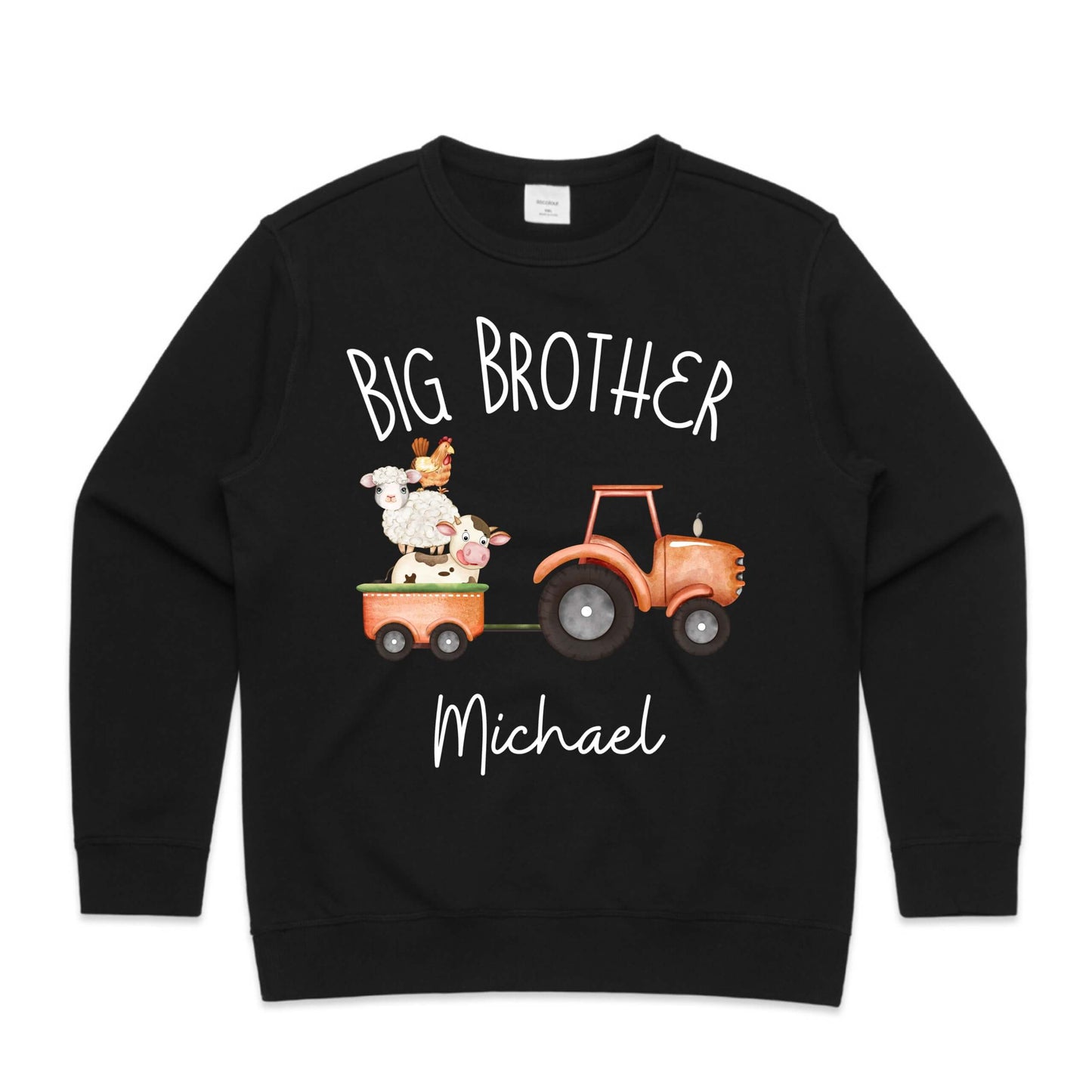 Big Brother Jumper with Farm Animals