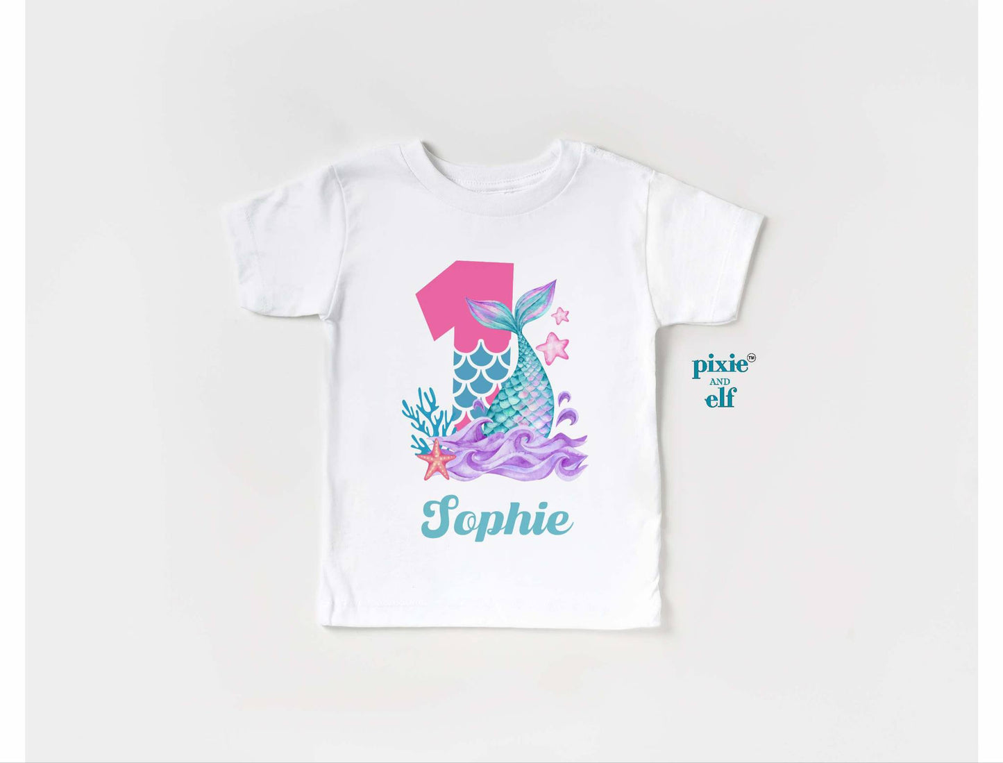 Personalized Mermaid Birthday Shirts