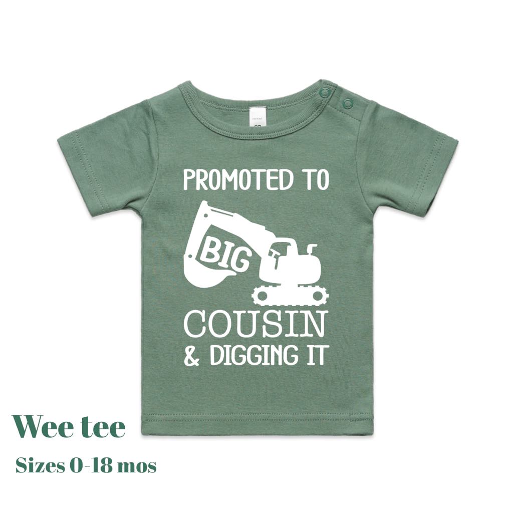 Big Cousin and Digging It T Shirt in Sage