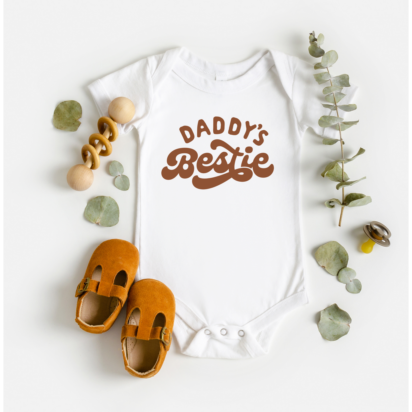 Daddy’s bestie baby one piece