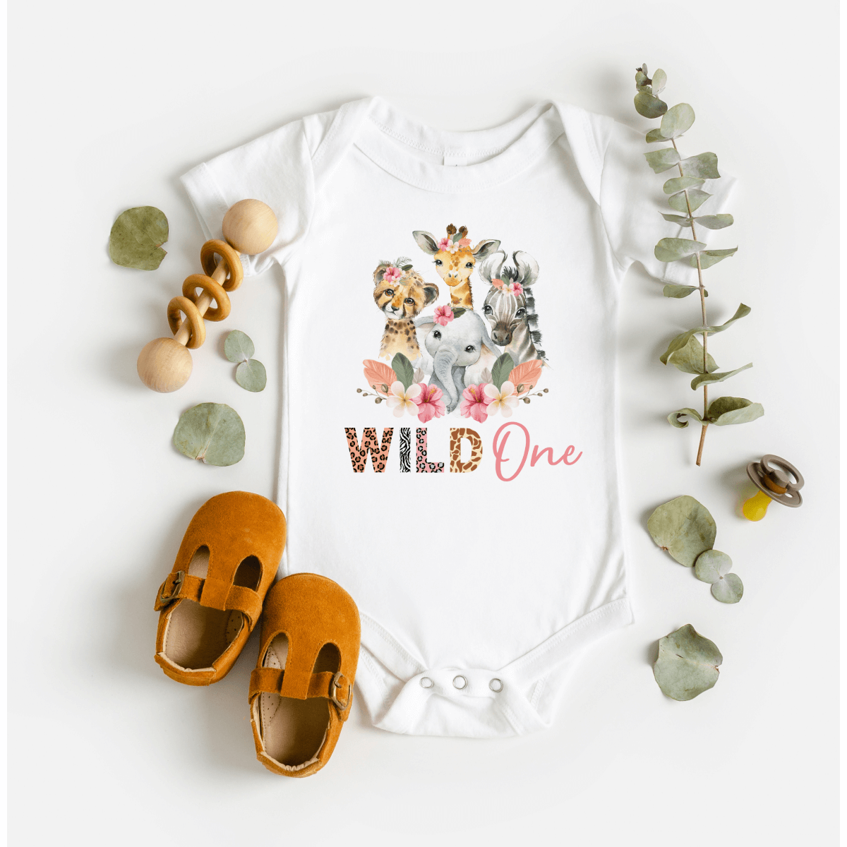 Wild one Birthday t shirt for kids