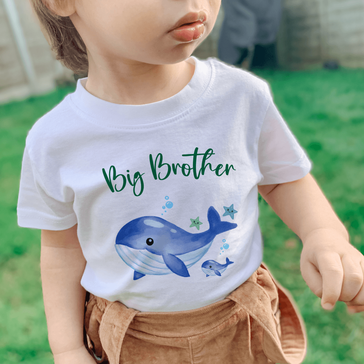 Big Brother whale t shirt