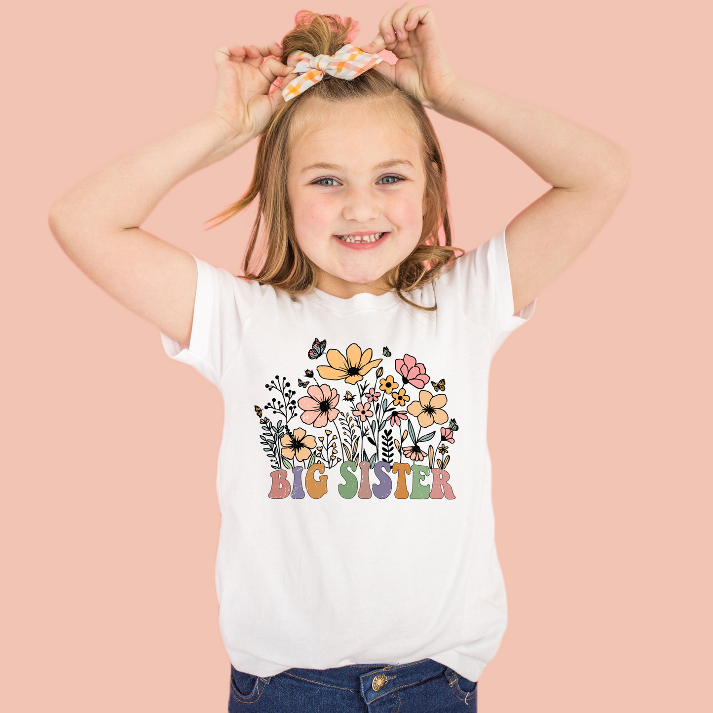 Big Sister Floral T-Shirt
