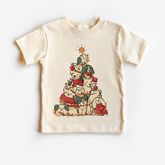 Dogs Christmas Tree T shirt for Kids
