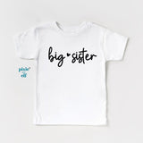 Big Sister shirt in white