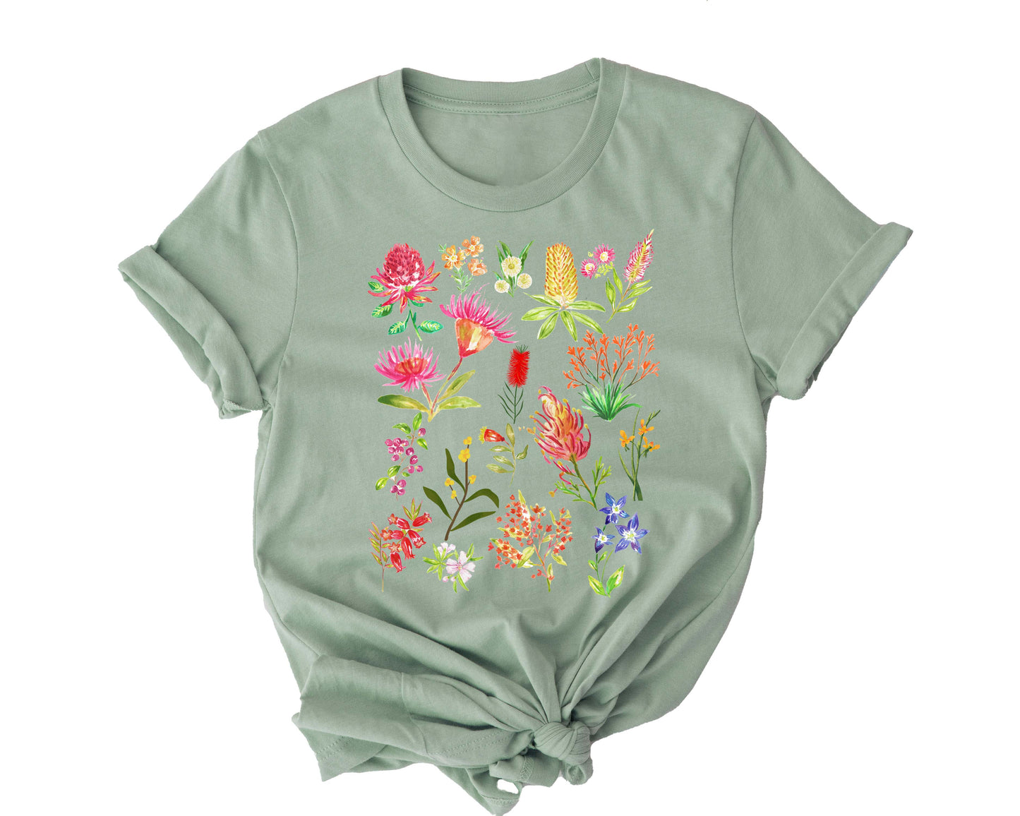 Australian Native flowers shirt for Women
