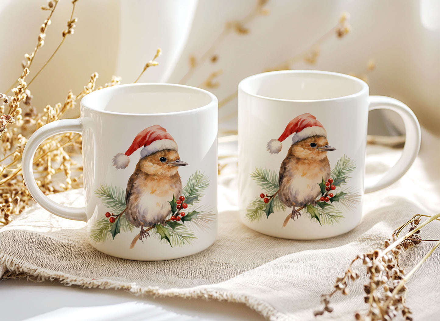 Kookaburra Christmas mug