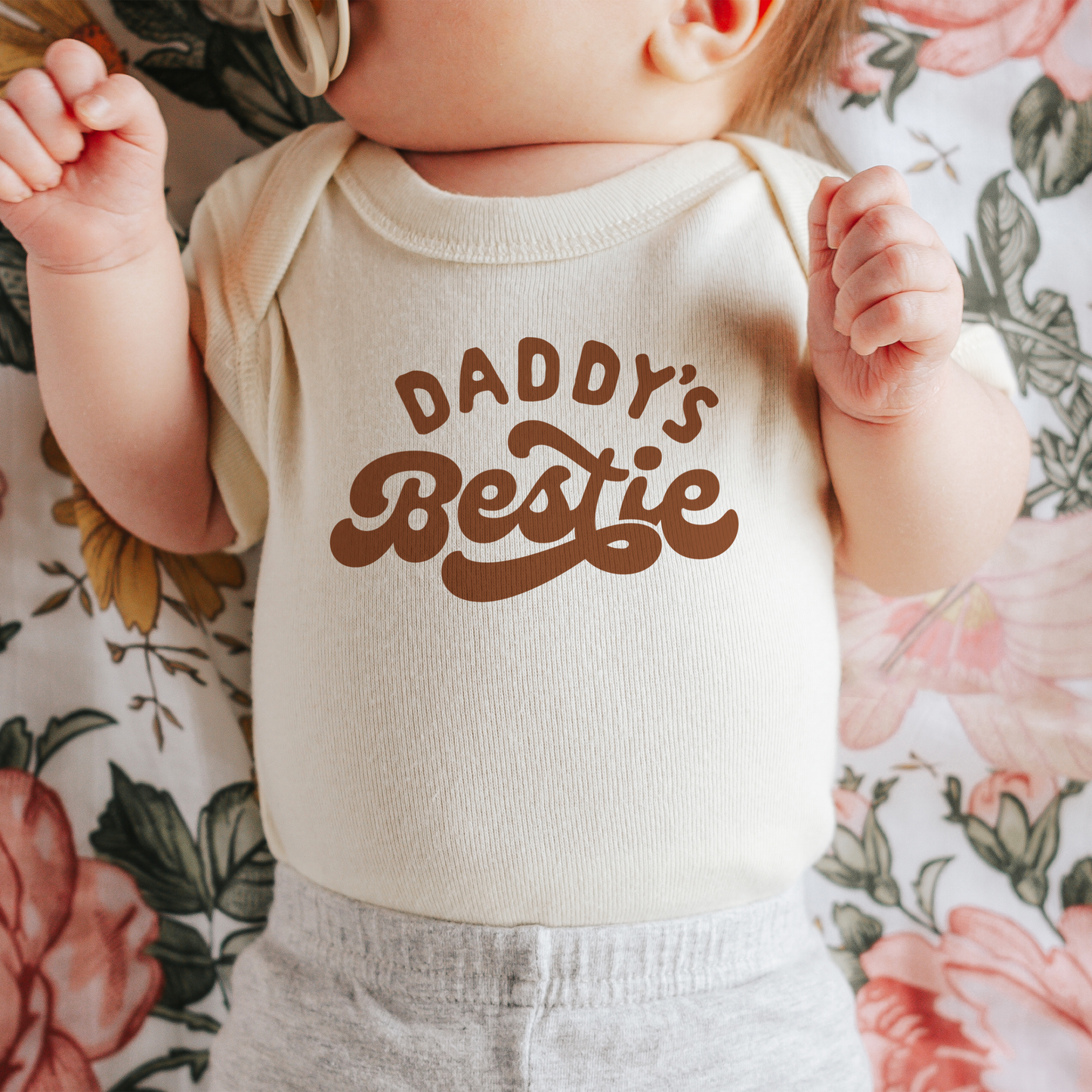Daddy’s bestie baby one piece