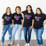 Bride and Babe Rainbow Lips Shirt