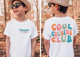 Cool Cousins Club, Personalized Retro Cousin Tee